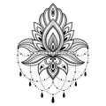 Тату-стикер "Lotus"