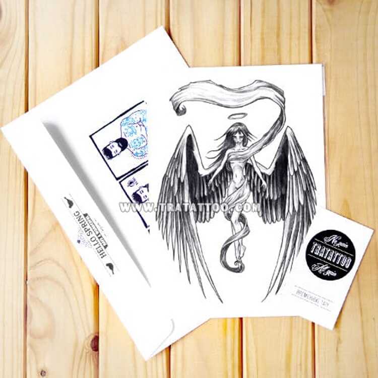 Тату-стікер "Angel"