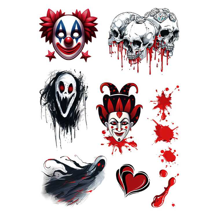 Тату-стикер "Joker"