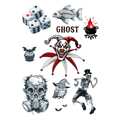 Тату-стикер "Ghost"