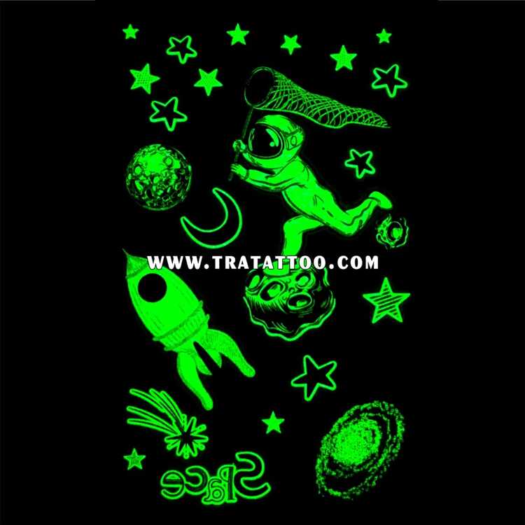 Тату-стикер "Space"