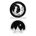 Тату-стікер "Moon"
