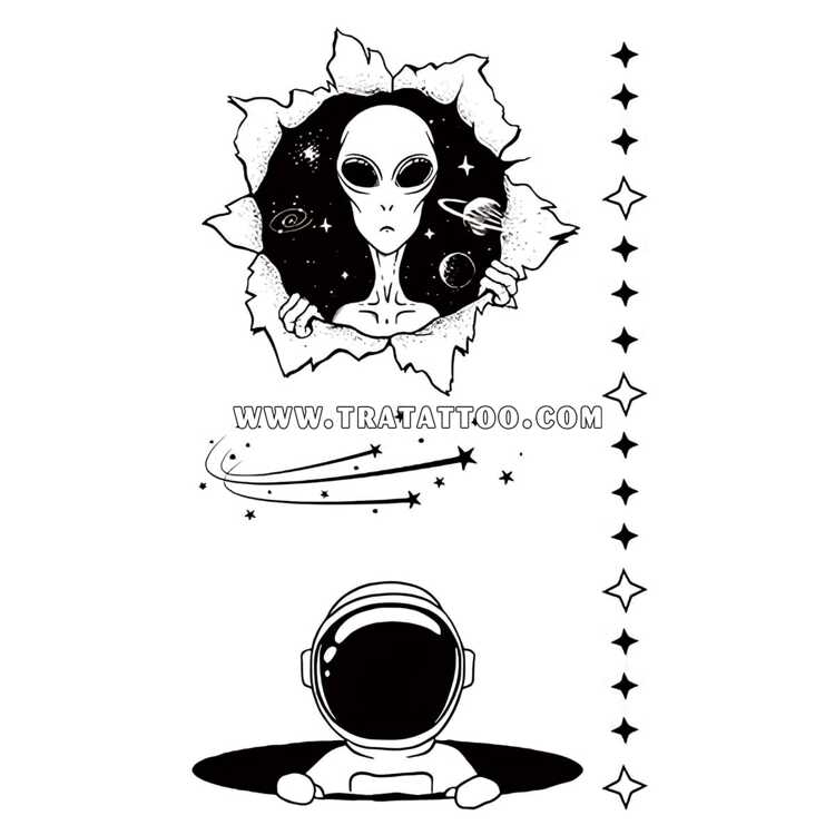 Тату-стікер "X - Files"