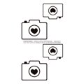 Тату-стикер "Фотоаппарат"
