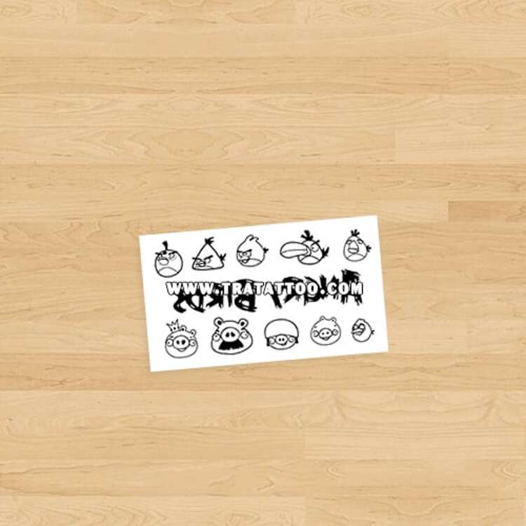 Тату-стікер "Angry Birds"