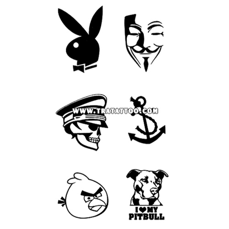 Тату-стикер "Playboy"