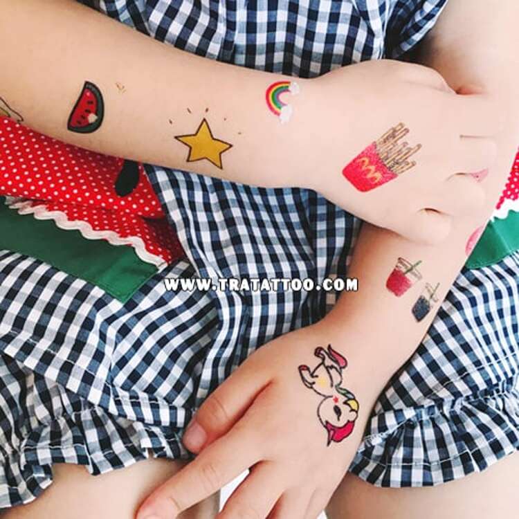Тату-стікер "Hello"