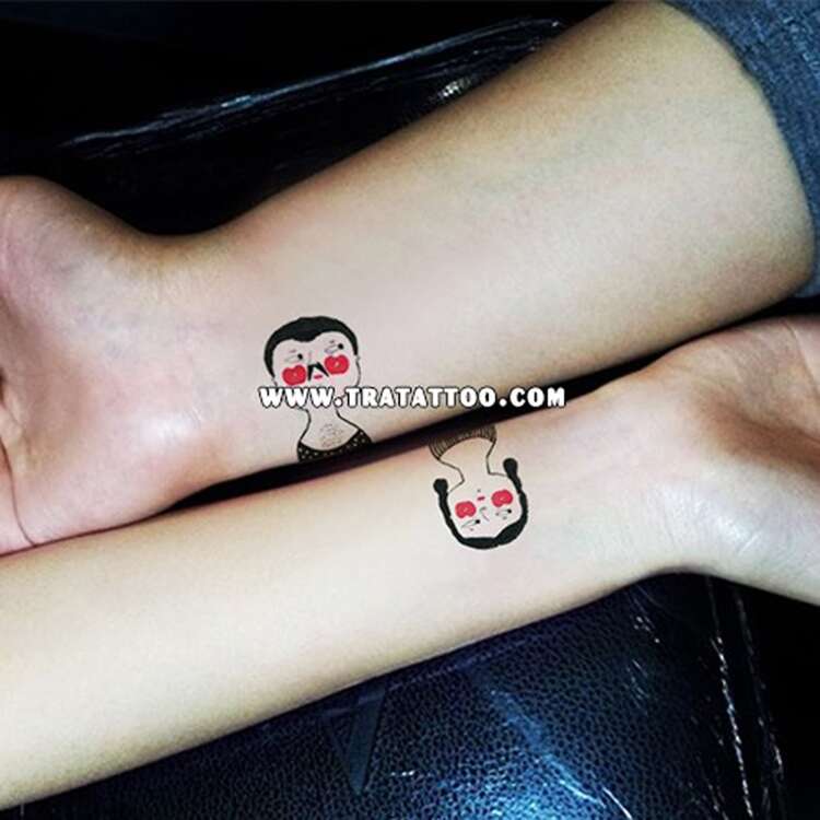 Тату-стикер "Friendship"