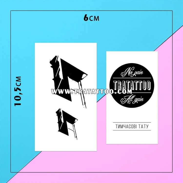 Тату-стікер "Windows"