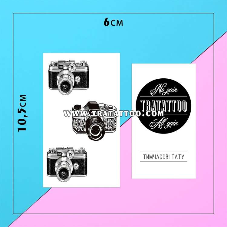 Тату-стикер "Canon"