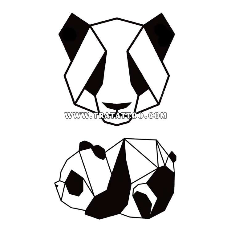 Тату-стікер "Panda"