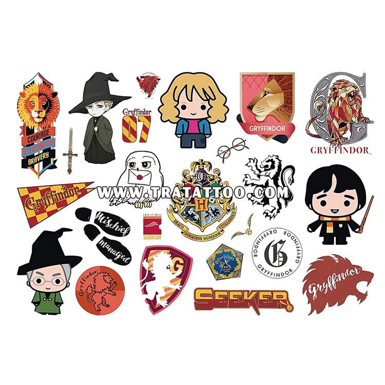 Тату-стікер "Gryffindor"
