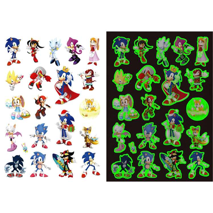 Тату-стикер "Sonic the Hedgehog"