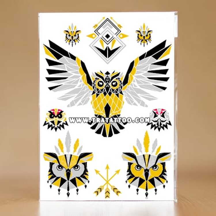 Тату-стикер "OWL"