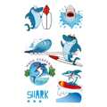 Тату-стикер "Shark"