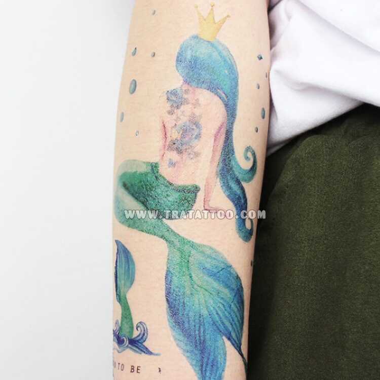 Тату-стикер "Mermaid"
