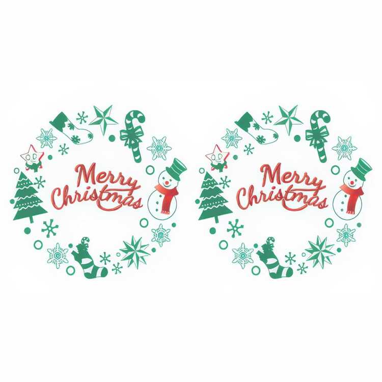 Тату-стикер "Merry Christmas"