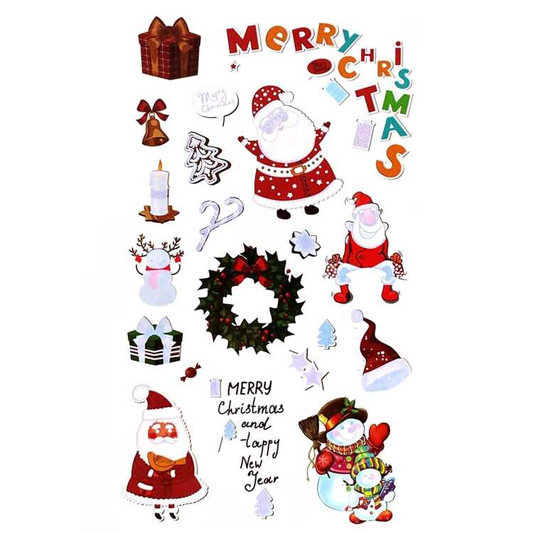 Тату-стікер "Merry Christmas"