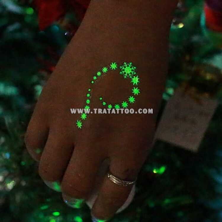 Тату-стикер "X-MAS"