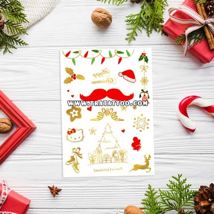 Тату-стікер "Sparkling Christmas"