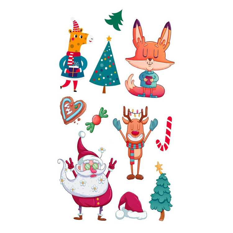 Тату-стикер "X-mas Пати"