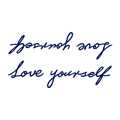 Тату-стікер "Love Yourself"