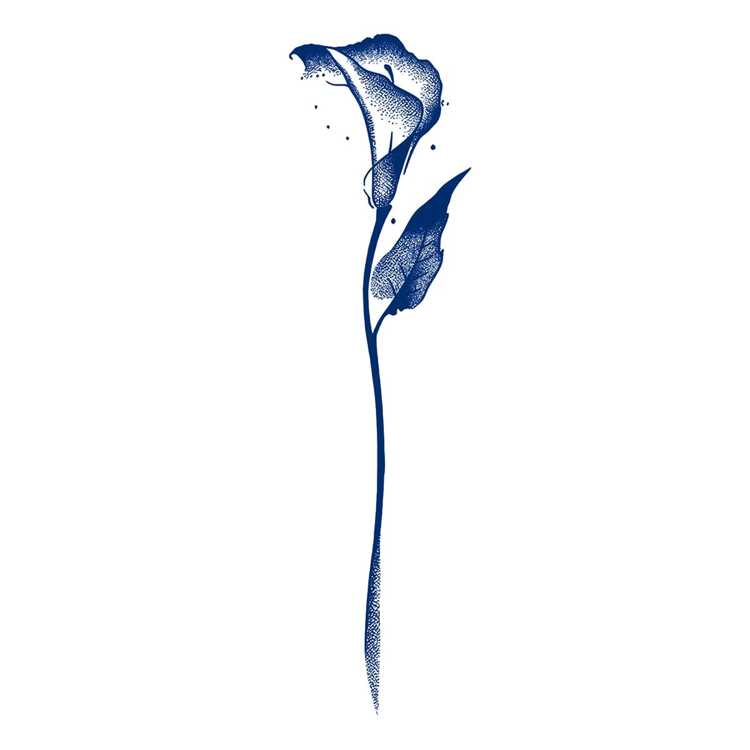 Тату-стікер "Flower"