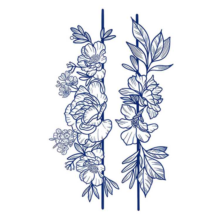 Тату-стікер "Fiori"