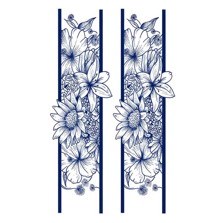Тату-стікер "Flowers"