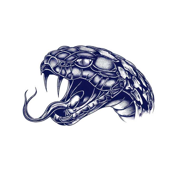 Тату-стікер "Cobra"