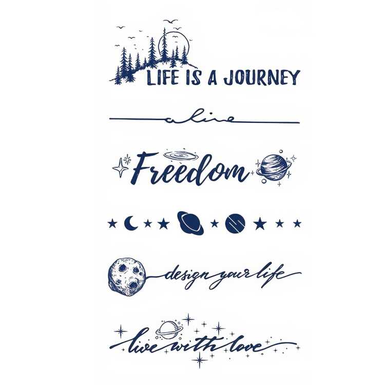 Тату-стікер "Freedom"