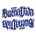 Тату-стикер "Buena Vida"