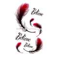 Тату-стікер "Believe"
