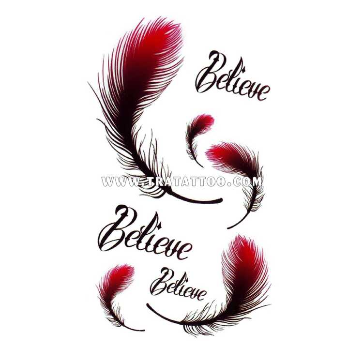 Тату-стікер "Believe"