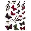 Тату-стикер "Music"