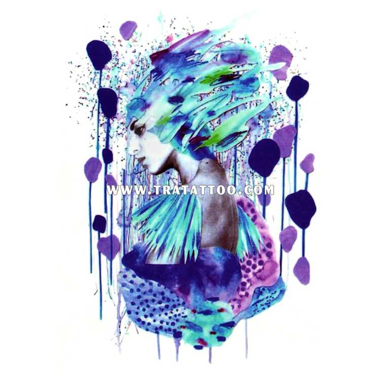 Тату-стикер "Cosmic Girl"