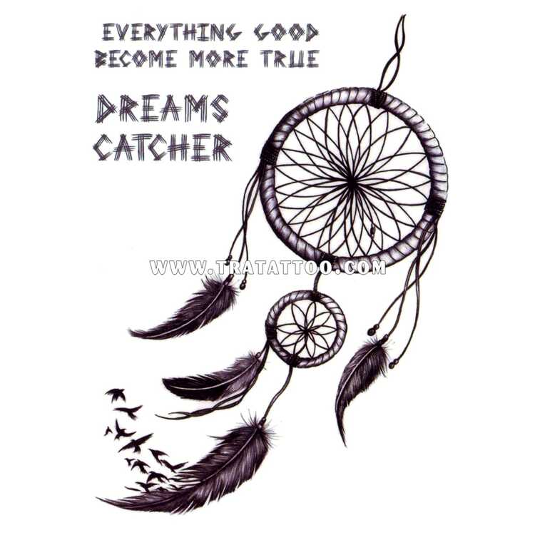 Тату-стикер "Dreams Catcher"
