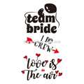 Тату-стикер "Team Bride"