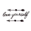 Тату-стікер "Love Yourself"