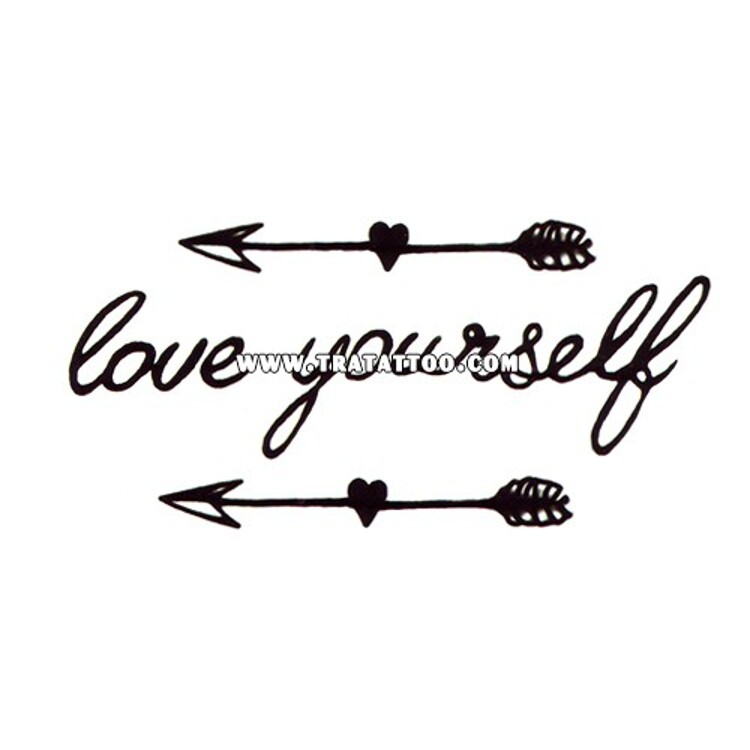Тату-стікер "Love Yourself"