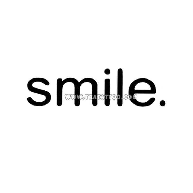 Тату-стикер "Smile"