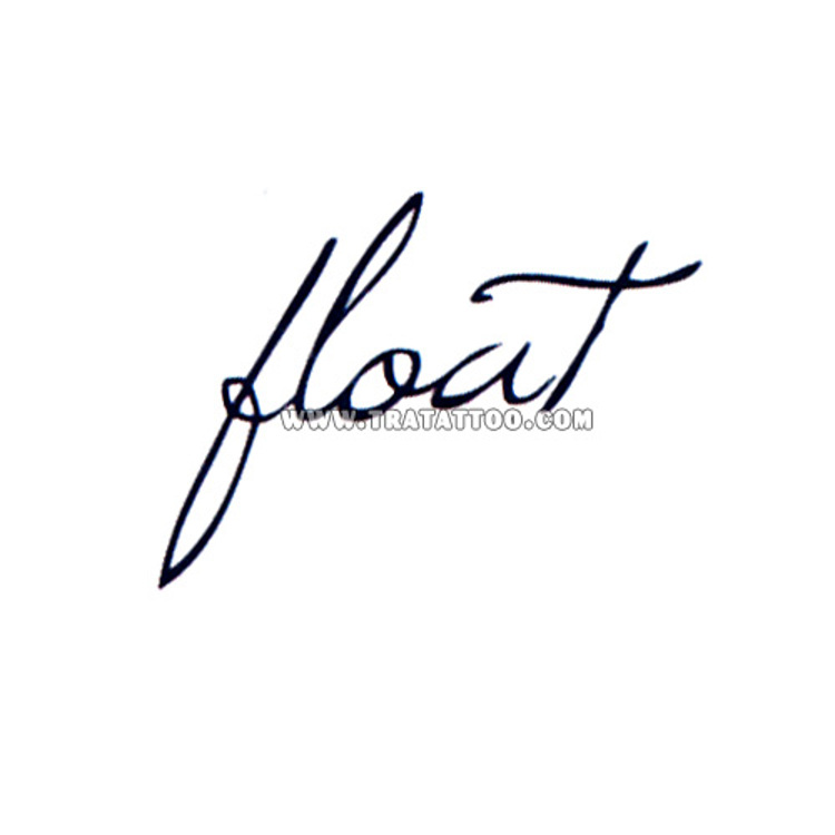 Тату-стікер "Flout"