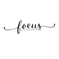 Тату-стикер "Focus"