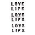 Тату-стикер "LIFE"