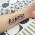 Тату-стикер "Keep Calm"