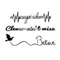 Тату-стікер "Believe"
