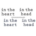 Тату-стикер "Heart"