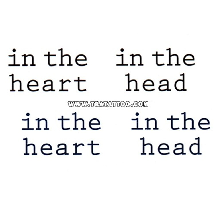 Тату-стикер "Heart"