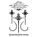 Тату-стикер "God"