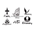 Тату-стікер "Faith"
